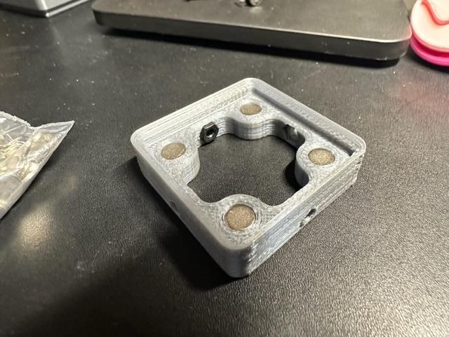 Simplified Gridfinity bases optimized for magnets-only