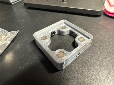 Simplified Gridfinity bases optimized for magnets-only