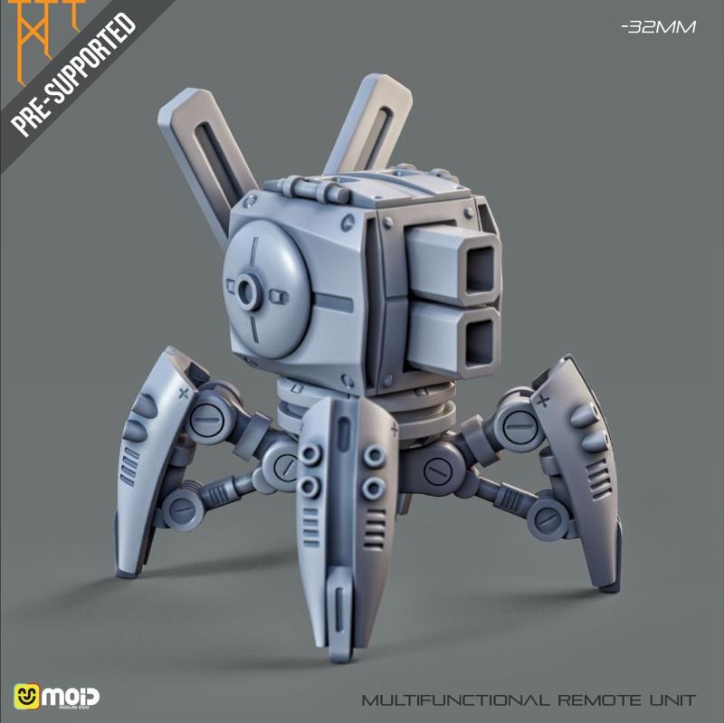 Mech Sci-Fi  Assault Droid multifunctional remote unit