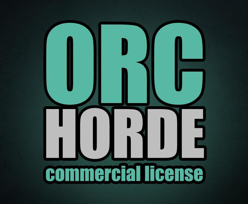 COMMERCIAL LICENSE - ORC HORDE PACK