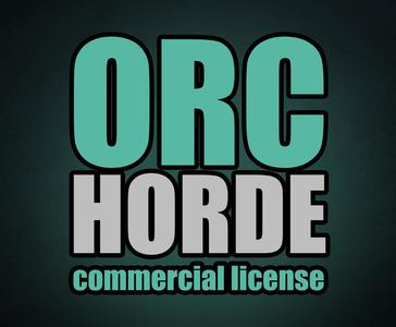 COMMERCIAL LICENSE - ORC HORDE PACK