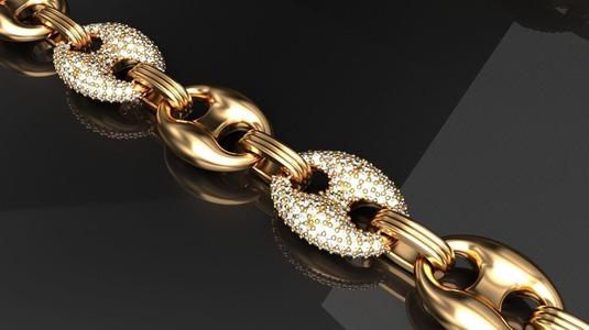 Gucci Sailor Puff  Link Necklace or bracelet