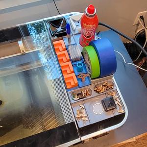 Glowforge Gridfinity  Tool holders & Escutcheon
