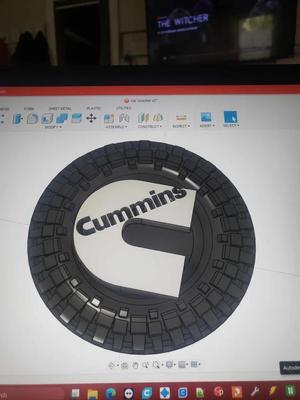 Cummins Cupholder Coaster   