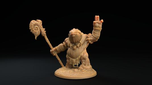 Sea Lord with staff