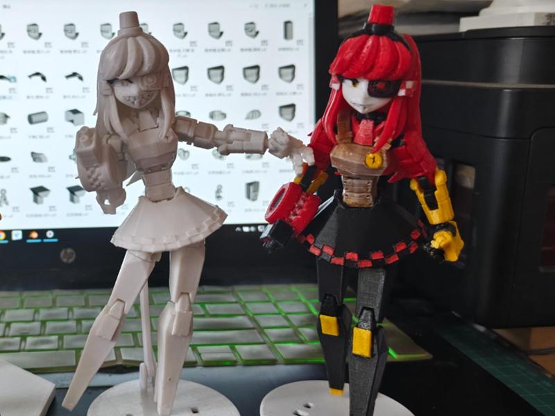 Mimi Sentry Dummy 13 Jointed Figure Articulated Sentry Girl 2.0
