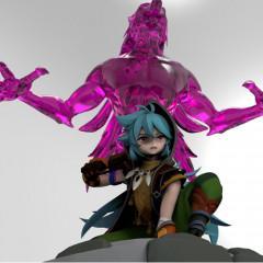 Razor Genshin 3D Printing Figurine