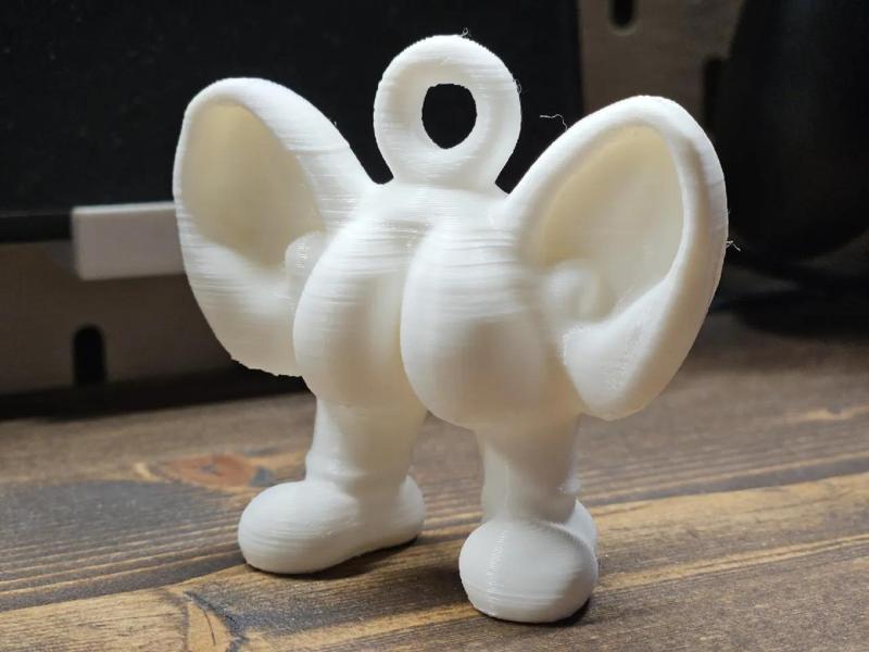 Ass with Ears - keychain, talisman, sculpture   