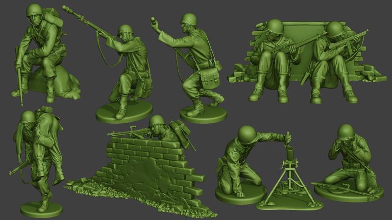 American soldiers ww2 Pack A10