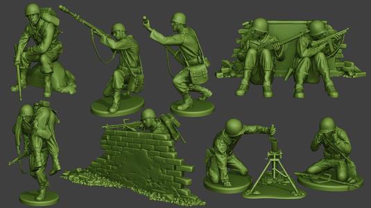 American soldiers ww2 Pack A10