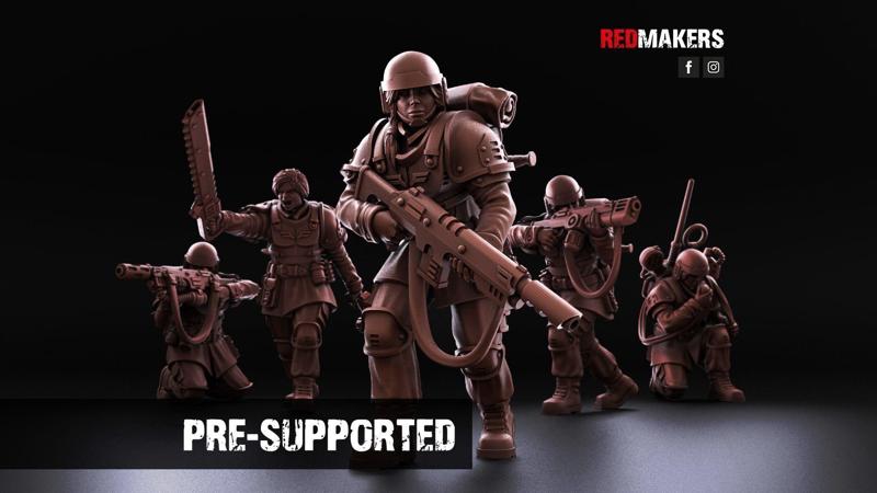 Shock Troops - Female Squad of the Imperial Force
