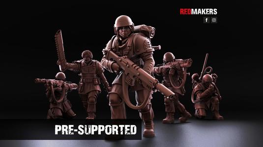 Shock Troops - Female Squad of the Imperial Force