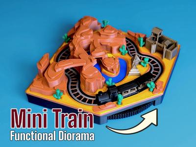 Mini Train - Canyon Diorama (Western)
