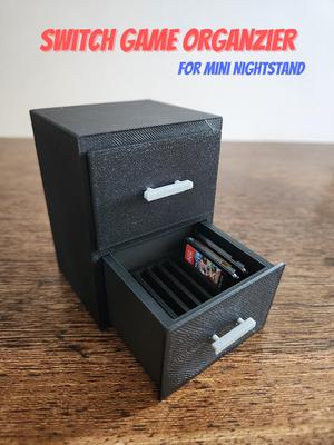 Nintendo switch cartridge Nightstand Insert