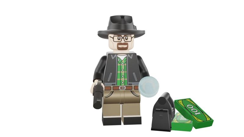 3D print minifigure - Walter White