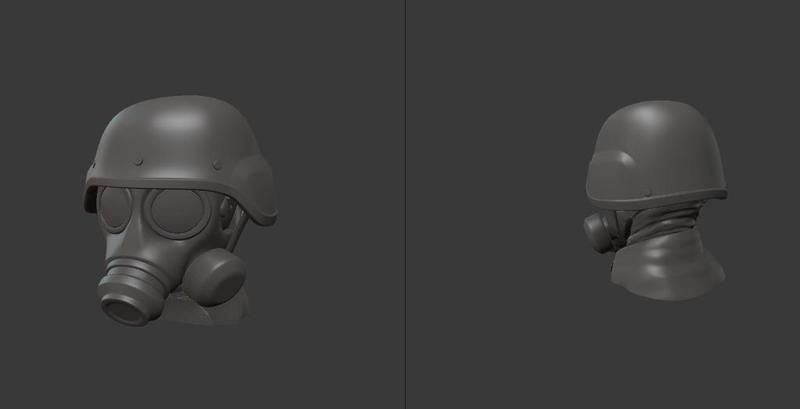 Hunk bust - Resident Evil 2