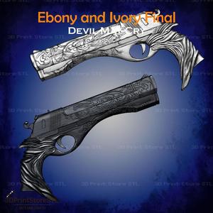 Ebony and Ivory Final Cosplay Devil May Cry - STL File