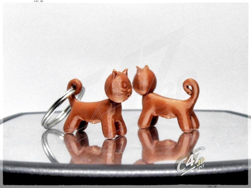 Cat keyring
