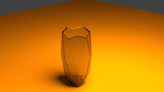 Low poly vase