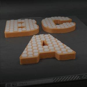 Fidget 3D Honeycomb Letters - ABC