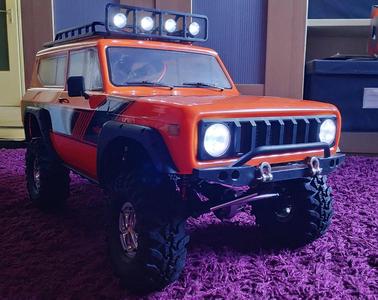 Redcat Gen8 Scout II Roof Rack + Light Bar