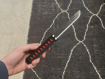 Wakizashi Butterfly Knife