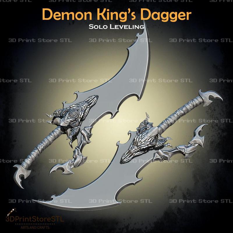 Demon King Dagger Cosplay Solo Leveling - STL File