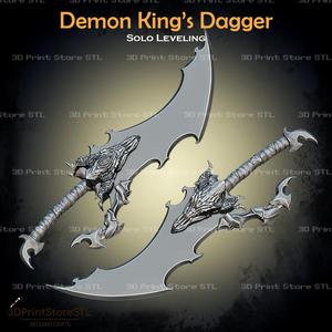Demon King Dagger Cosplay Solo Leveling - STL File