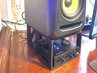 Speaker Riser/Stand with Storage Compartment 