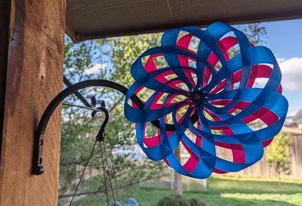 Toroidal Whirligig Wind Spinner