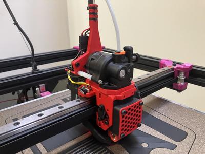 Eva 3 mods: Beacon mount for Trihorn, alternate 4028 fan shroud, Nitehawk36 mount