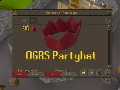 Wearable OG Runescape Partyhat