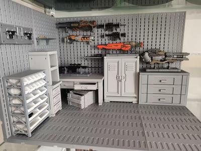 1:12 Scale Armory Pegboard
