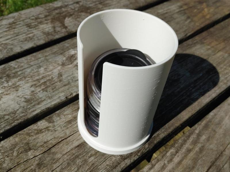 Coffee Cup Lid Holder