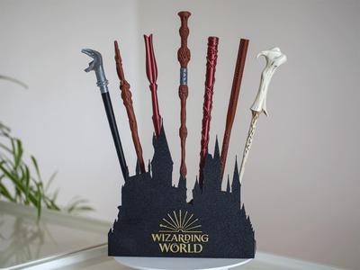 Wand Stand - Hogwarts Harry Potter