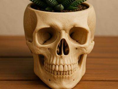 Plant skull