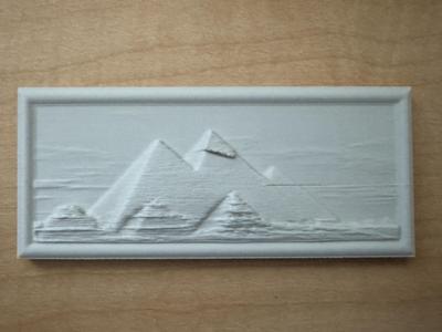 Pyramids of Giza Relief