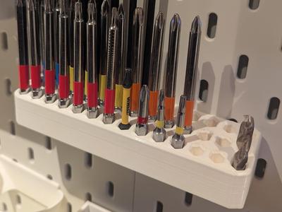 Ikea Skadis Hex bit Holder 