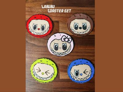 Labubu Coaster Set