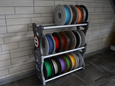 Strength and Multistory Modular Spool Rack