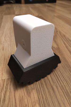 Aluminium ladder foot with TPU sock