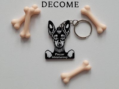 Miniature Pincher keychain