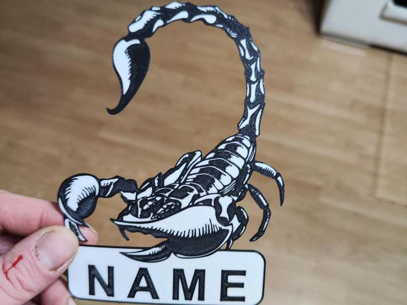 SCORPION-YOUR NAME