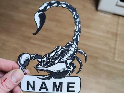 SCORPION-YOUR NAME