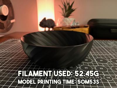 Elegant Spiral Catch All Bowl