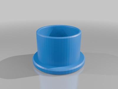 Umbrella bushing For a glass table