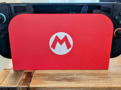 Mario Emblem Switch 2 Dock Cover Faceplate