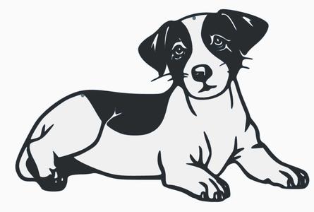 wall art - jack russell 