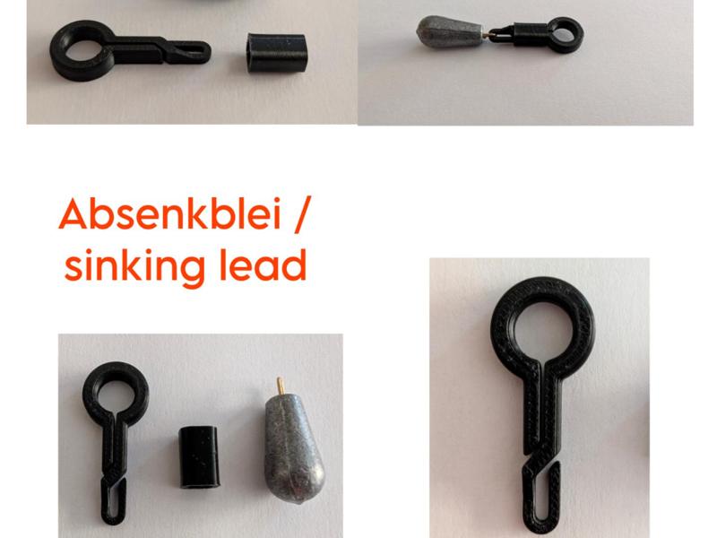 Absenkblei / sinking lead / Backlead