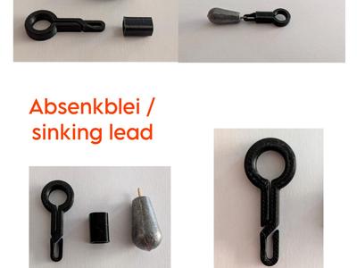 Absenkblei / sinking lead / Backlead